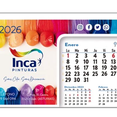 Alfombrilla Calendario Personalizada